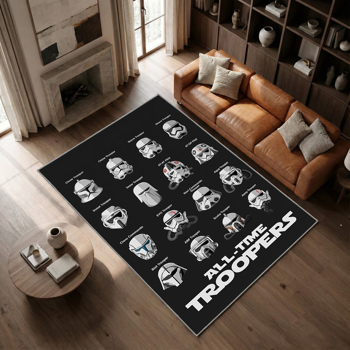 Tapis Star Wars  Casque des stormtroopers