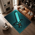 Tapis Épée Minecraft MC édition 02 – créez un univers pixel amusant dans la chambre