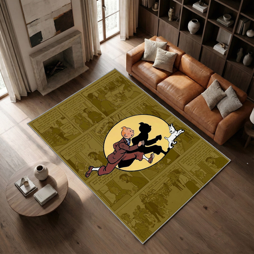 Tapis Tintin et Milou 2