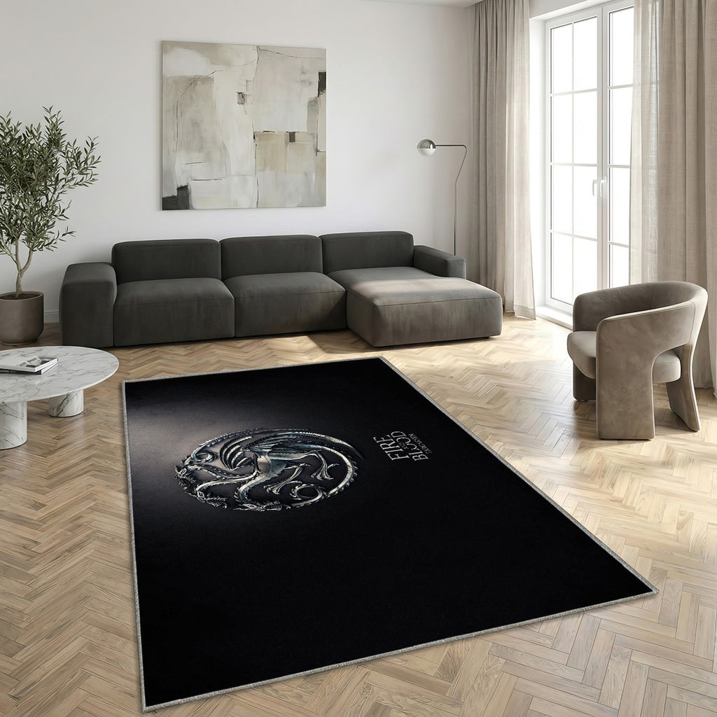 Tapis Jeu des trônes Targaryen à offrir – une déco originale pour salon, chambre ou bureau