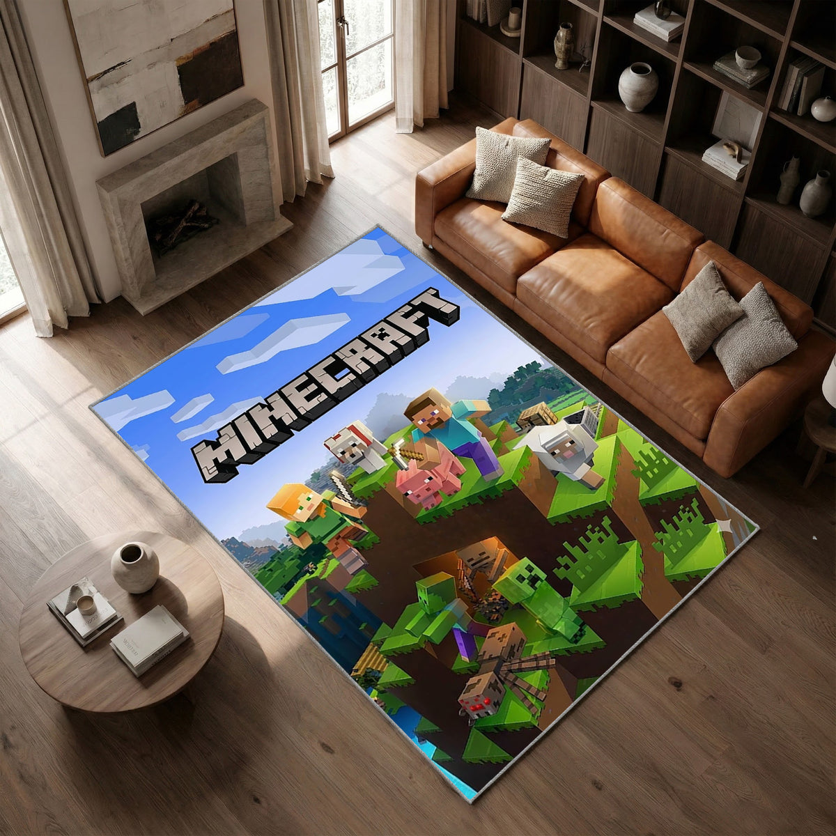 Tapis Minecraft Personnages 1001