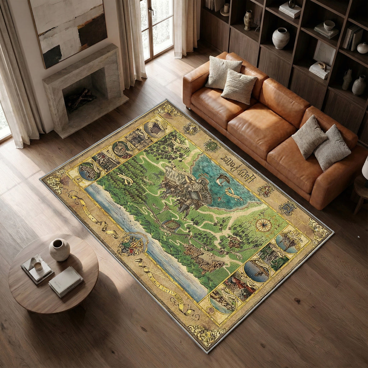 Tapis Carte du Maraudeur Harry Potter