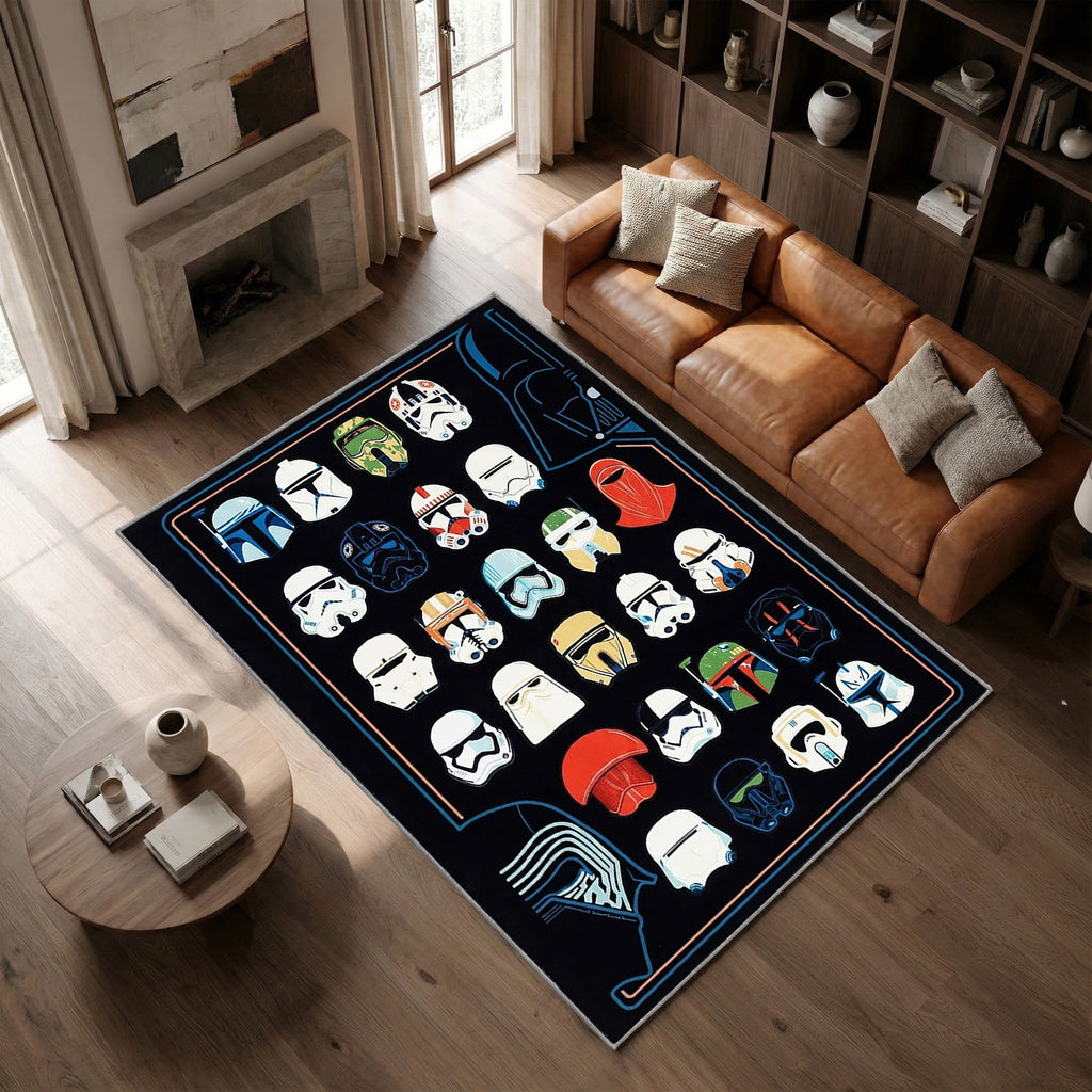 Tapis Star Wars  Personnages avec chapeau