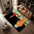 Tapis Tintin  On a marché sur la Lune 4