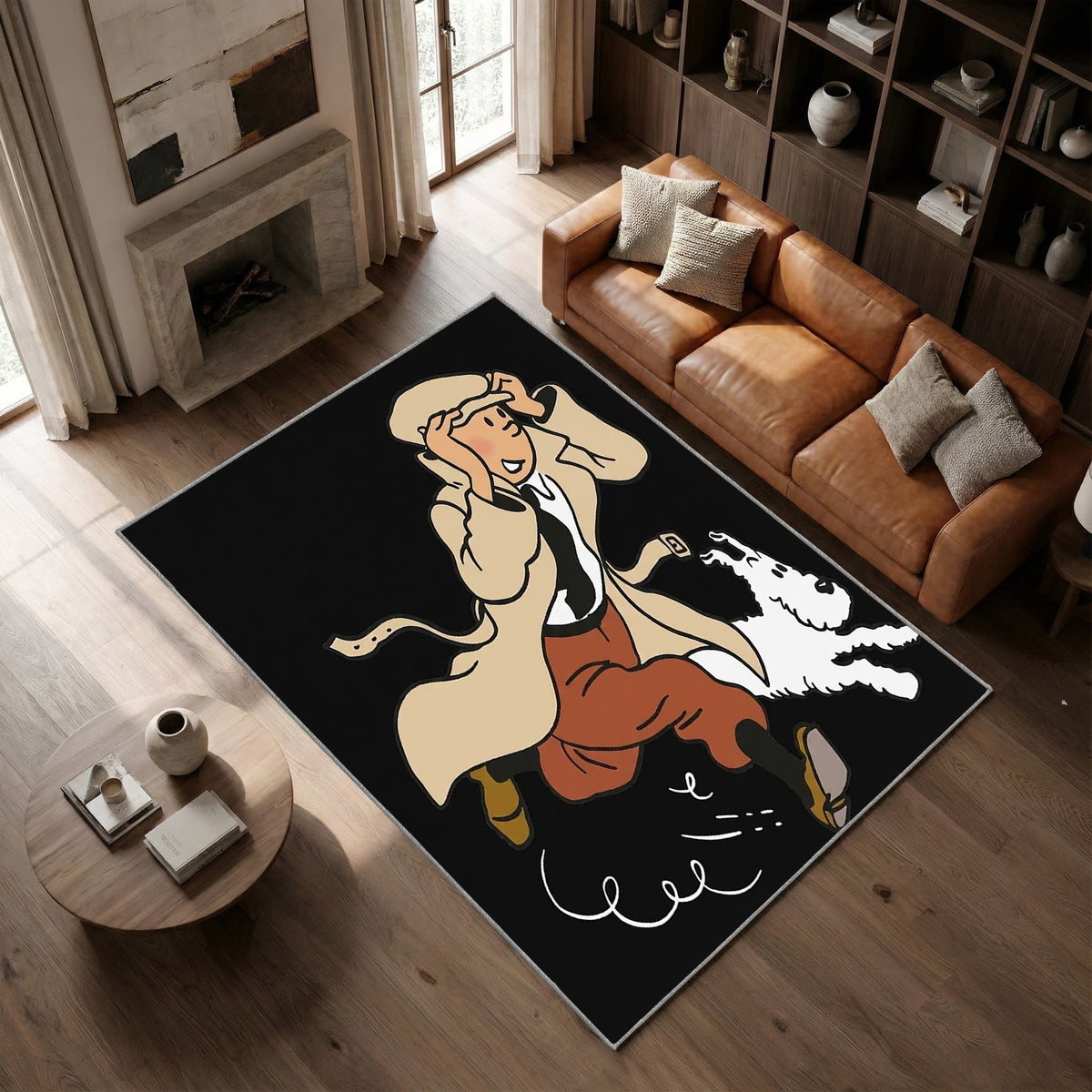 Tapis Tintin et Milou  Milou 2