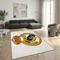 Tapis Real Madrid Couleur Neutre Style Logo 8