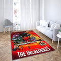 Tapis Les Incroyables - Famille Rare, Doux, Livraison Gratuite