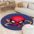 Tapis Spider-Man Chibi - Rond Rare, Doux, Livraison Gratuite