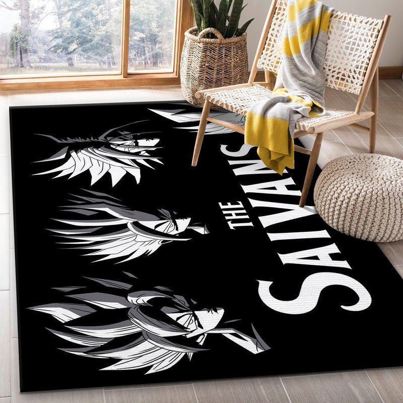 Tapis Goku Saiyans - Orange Rare, Doux, Livraison Gratuite