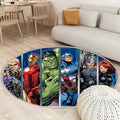 Tapis Super-héros Marvel - Rond Rare, Doux, Livraison Gratuite