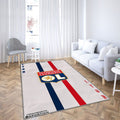 Tapis Olympique Lyonnais - Bleu Rare, Doux, Livraison Gratuite