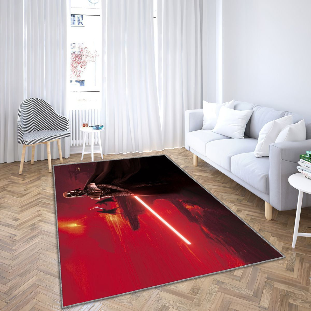 Tapis Star Wars Dark Vador - Noir Rare, Doux, Livraison Gratuite