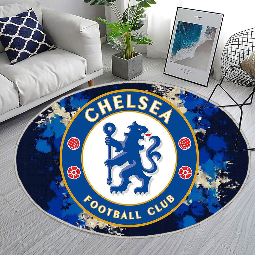Tapis Chelsea football Club Brodé Classique Bleu Profond Prestigieux – transformez le bureau en coin match pour vrais passionnés