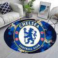 Tapis Chelsea football Club Brodé Classique Bleu Profond Prestigieux – transformez le bureau en coin match pour vrais passionnés