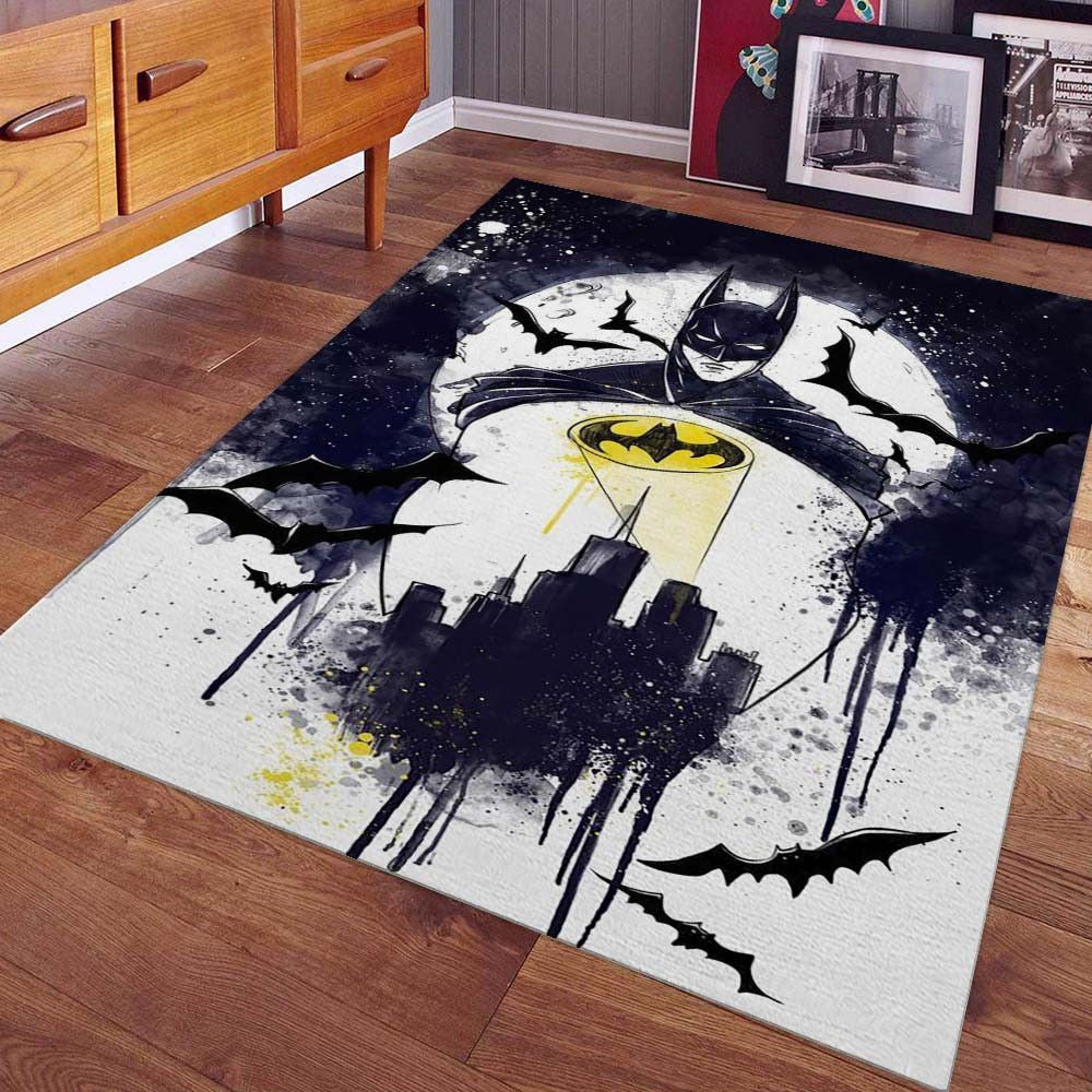 Tapis Batman DC38 - Noir Rare, Doux, Livraison Gratuite