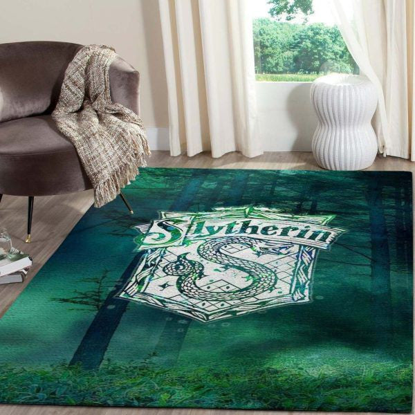 Tapis Serpentard Logo - Vert Rare, Doux, Livraison Gratuite