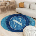 Tapis Napoli FC - Rond Rare, Doux, Livraison Gratuite