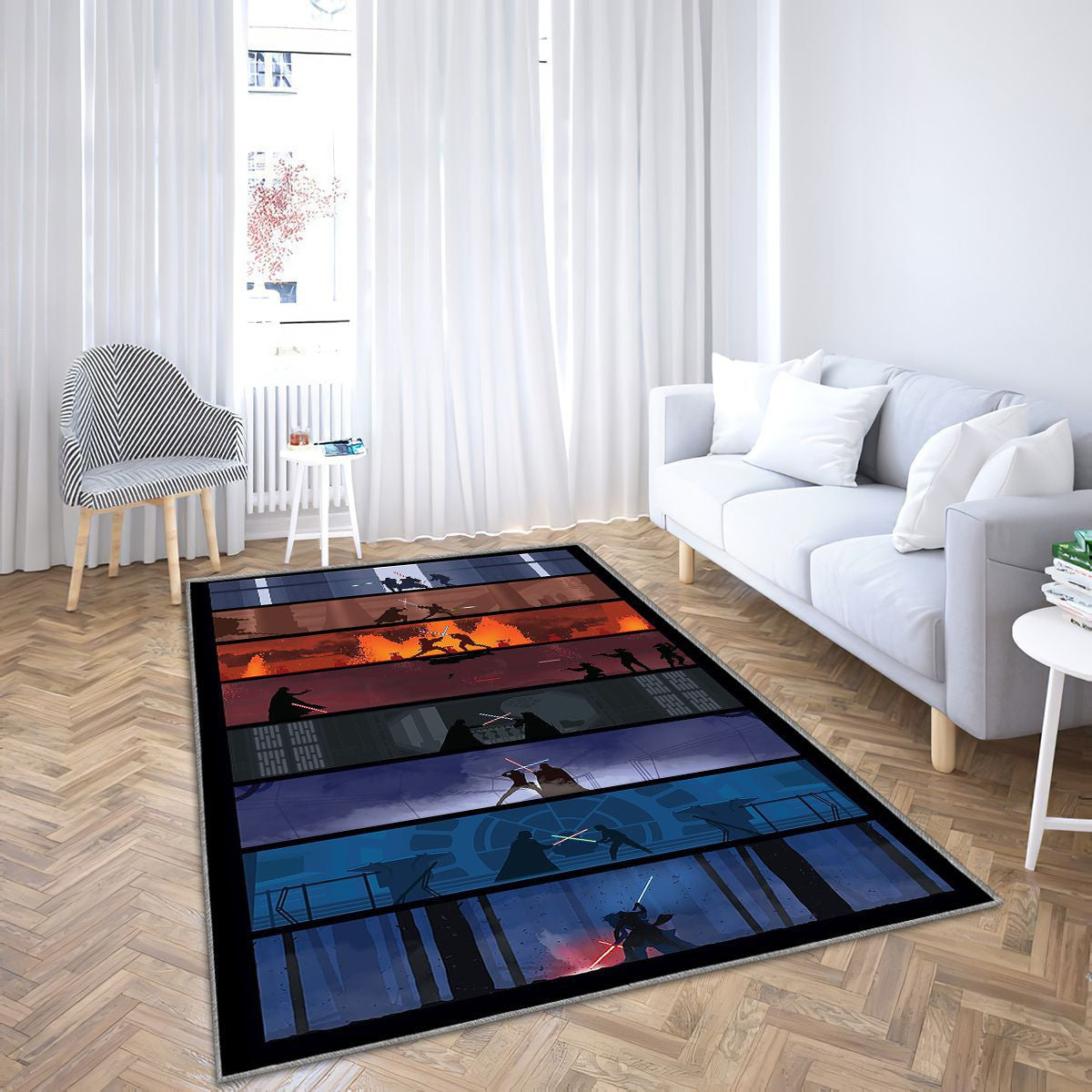 Tapis Star Wars - Noir Rare, Doux, Livraison Gratuite
