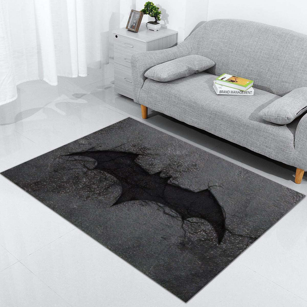 Tapis Batman - Noir Rare, Doux, Livraison Gratuite