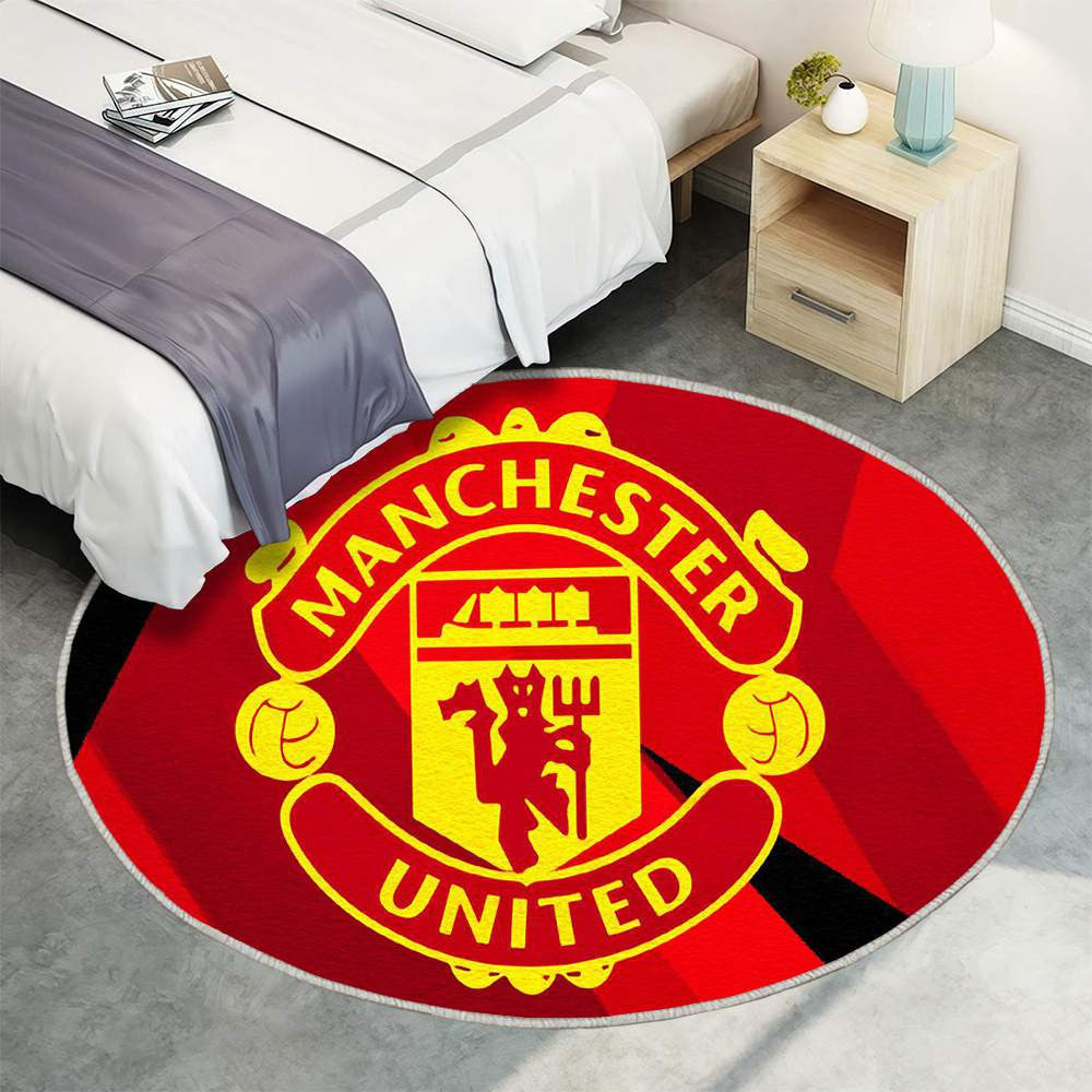 Tapis Manchester United Rouge Sophistiqué visuel 4 pour supporters – faites entrer l’ambiance du stade dans le salon