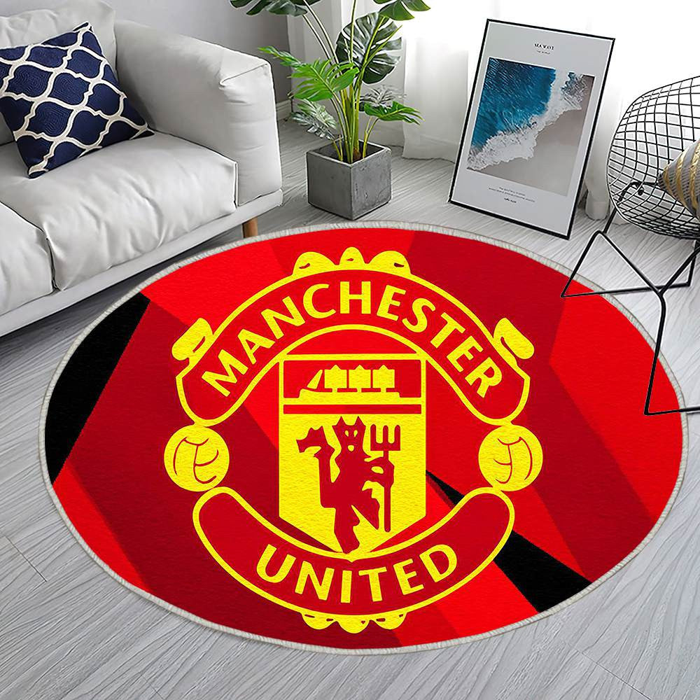 Tapis Manchester United Rouge Sophistiqué visuel 4 pour supporters – faites entrer l’ambiance du stade dans le salon