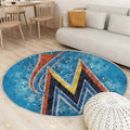 Tapis Logo Marlins de Miami - Rond Rare, Doux, Livraison Gratuite