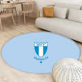 Tapis Malmö FF Logo 1 - Rond Rare, Doux, Livraison Gratuite