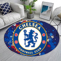 Tapis Chelsea football Club Brodé Classique Bleu Profond Subtil à offrir – une déco football qui donne du caractère à la salle de jeu