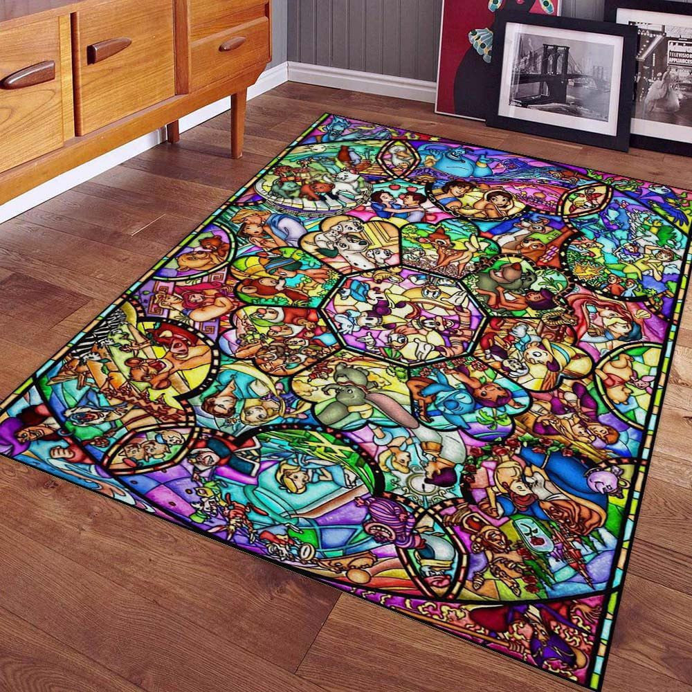 Tapis Tous Films Disney - Magie Rare, Doux, Livraison Gratuite