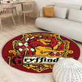 Tapis Harry Potter Gryffondor - Rond Rare, Doux, Livraison Gratuite