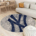 Tapis New York Yankees - Rond Rare, Doux, Livraison Gratuite