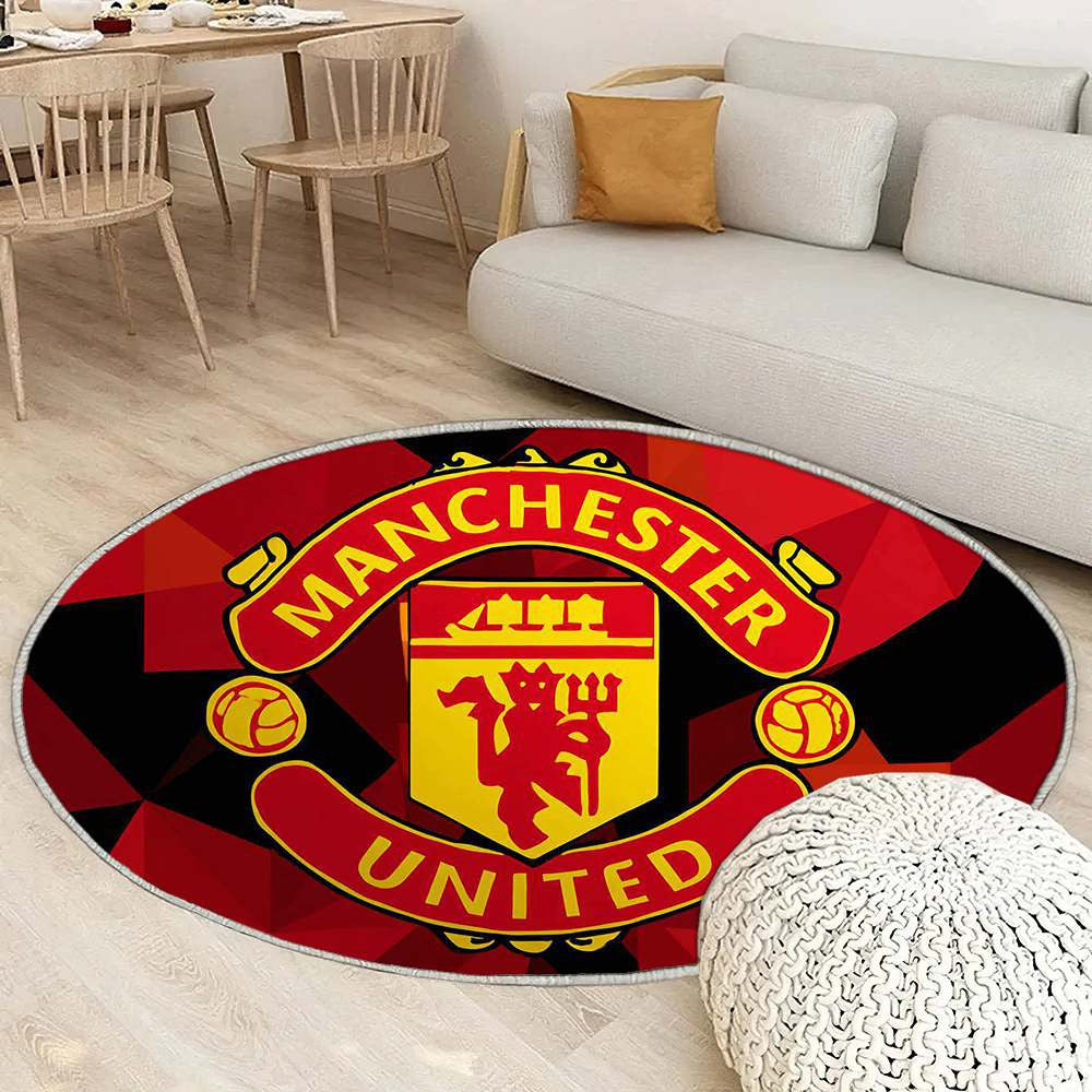 Tapis Manchester United Multicolore Raffiné visuel 5 pour passionnés de football – créez une atmosphère de stade à la maison