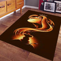 Tapis Roi Lion - Savane Rare, Doux, Livraison Gratuite