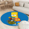 Tapis Bart Simpson - Jaune Rare, Doux, Livraison Gratuite