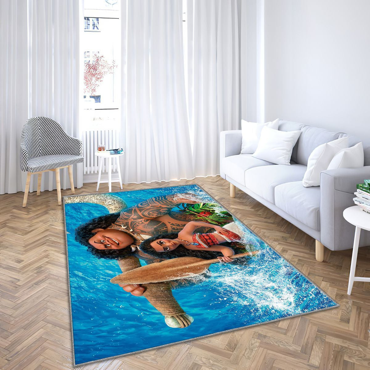 Tapis Moana Disney - Océan Rare, Doux, Livraison Gratuite
