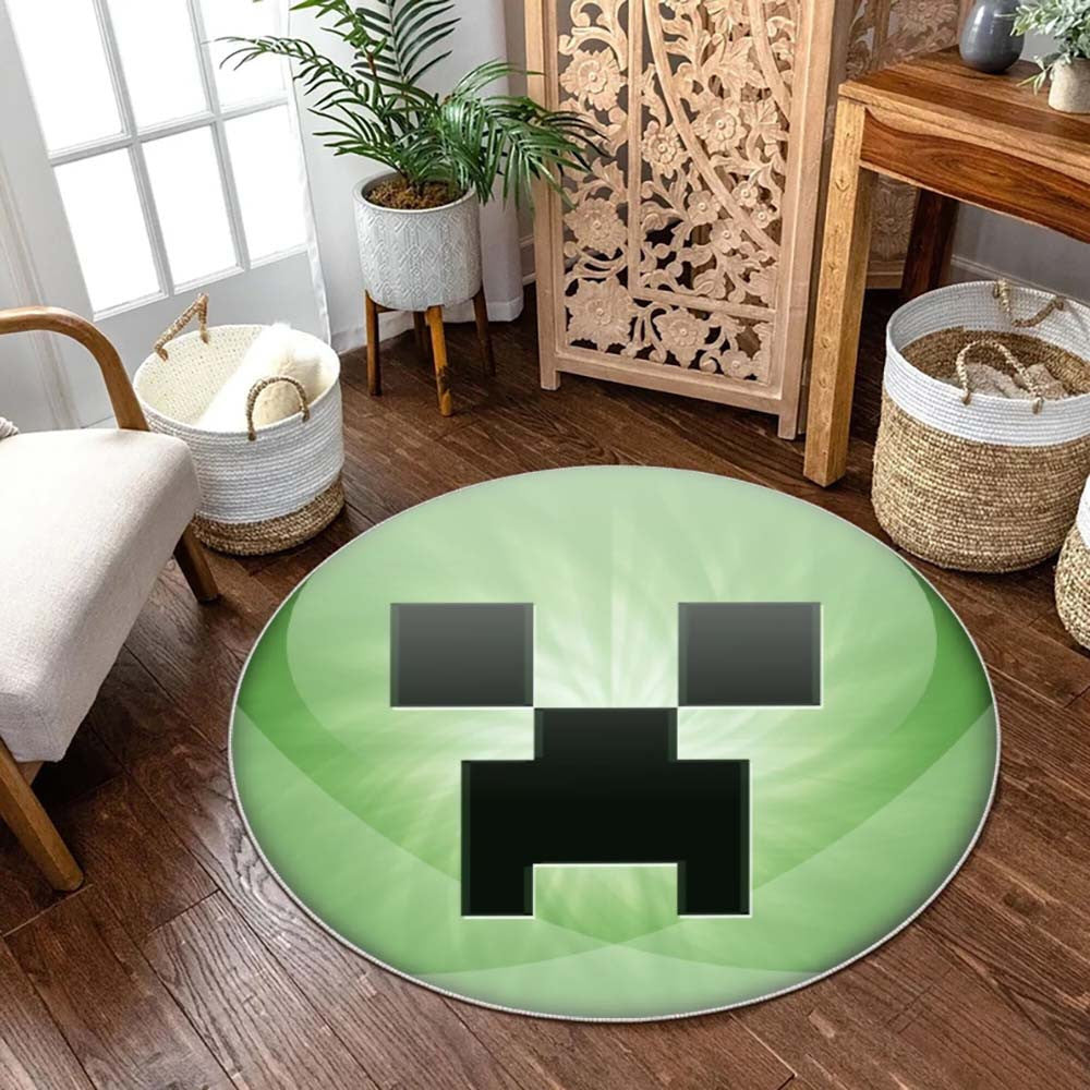 Visage vert de Minecraft 1
