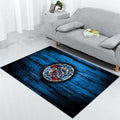 Tapis RC Strasbourg Alsace 4 - Bleu Rare, Doux, Livraison Gratuite