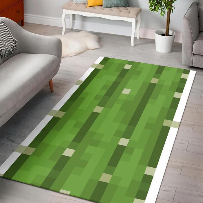 Tapis Minecraft - Pixel Rare, Doux, Livraison Gratuite