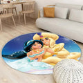 Tapis Jasmin Aladdin - Rond Rare, Doux, Livraison Gratuite