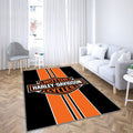 Tapis Harley Davidson - Noir Rare, Doux, Livraison Gratuite