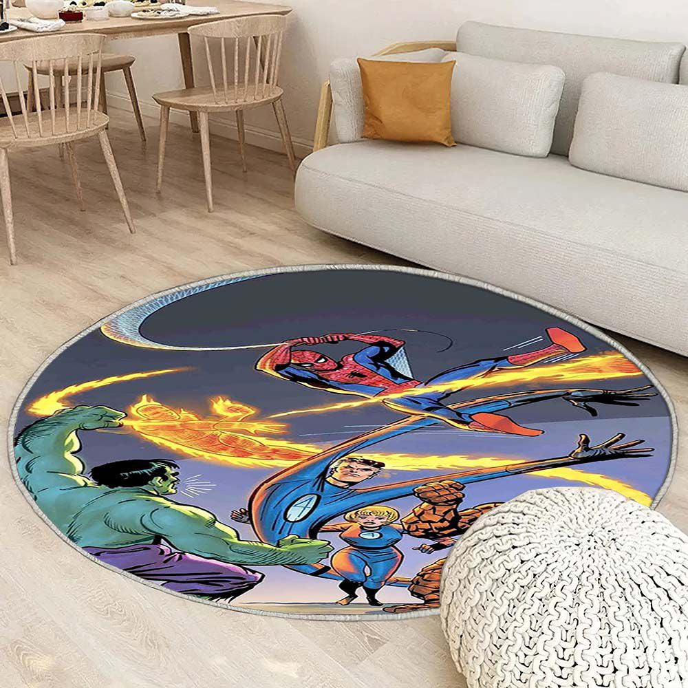 Tapis Marvel Mantis - Rond Rare, Doux, Livraison Gratuite