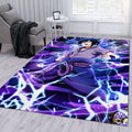 Tapis Naruto Sasuke - Noir Rare, Doux, Livraison Gratuite