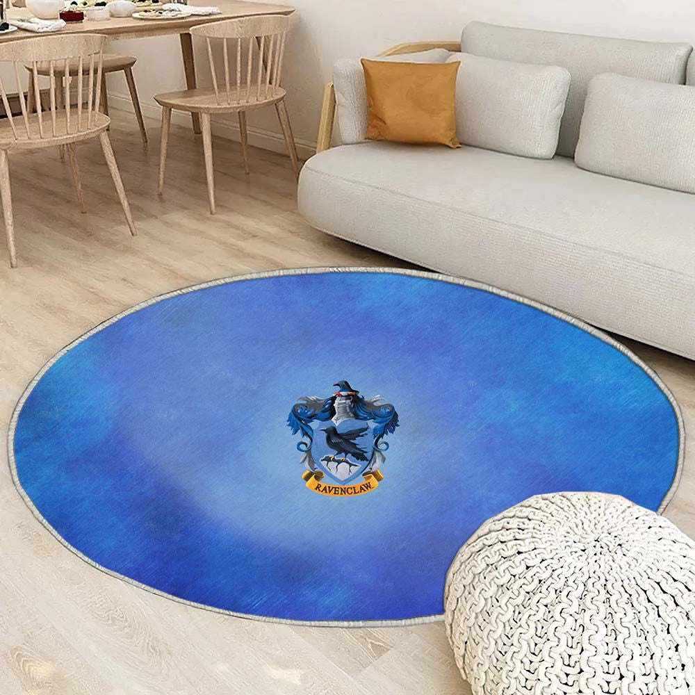 Tapis Serdaigle Harry Potter 22 - Rond Rare, Doux, Livraison Gratuite