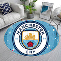 Tapis Manchester City Moderne Stylé Logo pour supporters – faites entrer l’ambiance du stade dans le salon