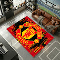 Manchester United Rouge Minimaliste 4