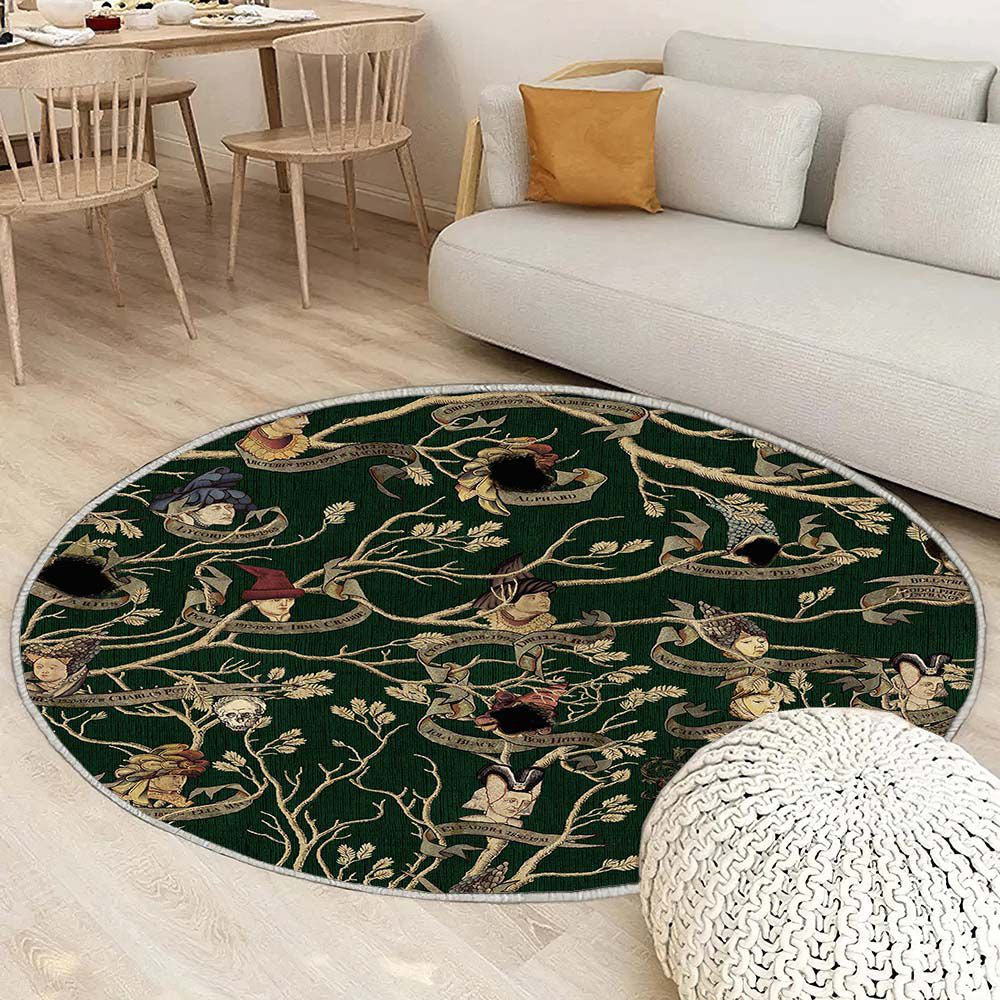 Tapis Arbre Sirius Black 1 - Rond Rare, Doux, Livraison Gratuite