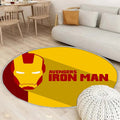 Tapis Logo Homme de Fer 1 - Rond Rare, Doux, Livraison Gratuite