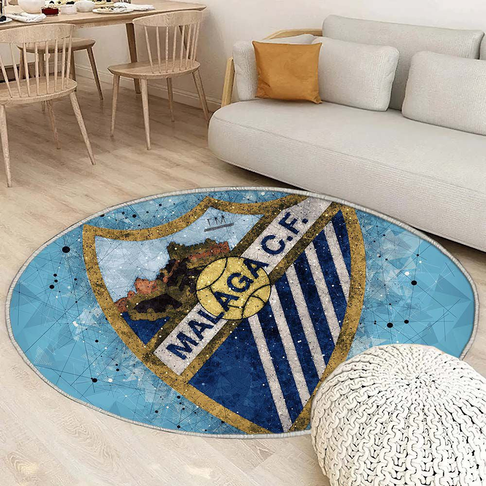 Tapis Málaga CF - Rond Rare, Doux, Livraison Gratuite