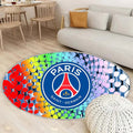 Tapis Paris Saint-Germain 1 - Rond Rare, Doux, Livraison Gratuite