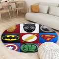 Tapis Souper des Vengeurs 1 - Rond Rare, Doux, Livraison Gratuite